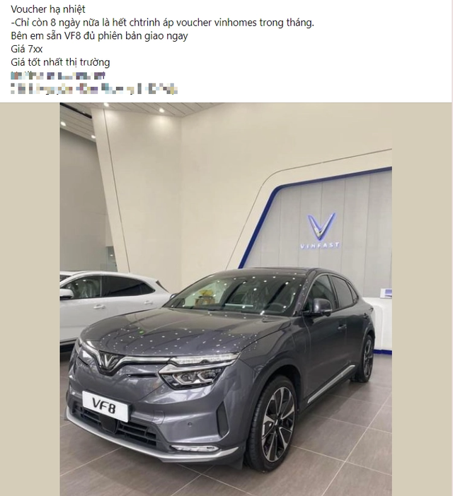 Voucher dần hạ nhiệt, giá lăn bánh của VinFast VF8 bao nhiêu? - Ảnh 2. Voucher dần hạ nhiệt, giá lăn bánh của VinFast VF8 bao nhiêu? - Ảnh 2.