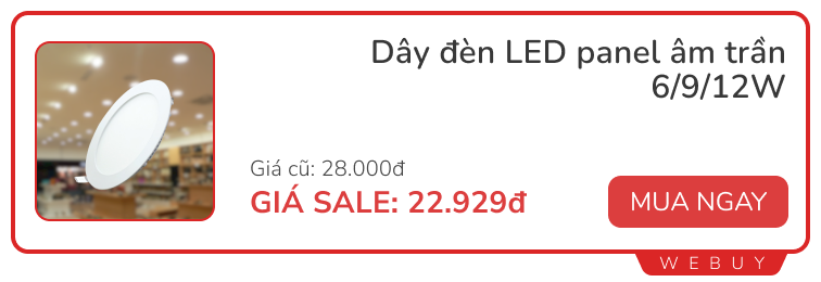 5 kiểu đèn đẹp mắt lại tiết kiệm điện để F5 căn phòng, giá đang giảm sâu cuối tháng trên Lazada - Ảnh 3. 5 kiểu đèn đẹp mắt lại tiết kiệm điện để F5 căn phòng, giá đang giảm sâu cuối tháng trên Lazada - Ảnh 3.