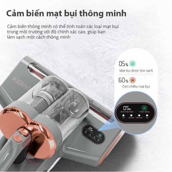 Máy hút đệm diệt khuẩn cầm tay Smarock S10 Pro sạch siêu sâu - Ảnh 3. Máy hút đệm diệt khuẩn cầm tay Smarock S10 Pro sạch siêu sâu - Ảnh 3.