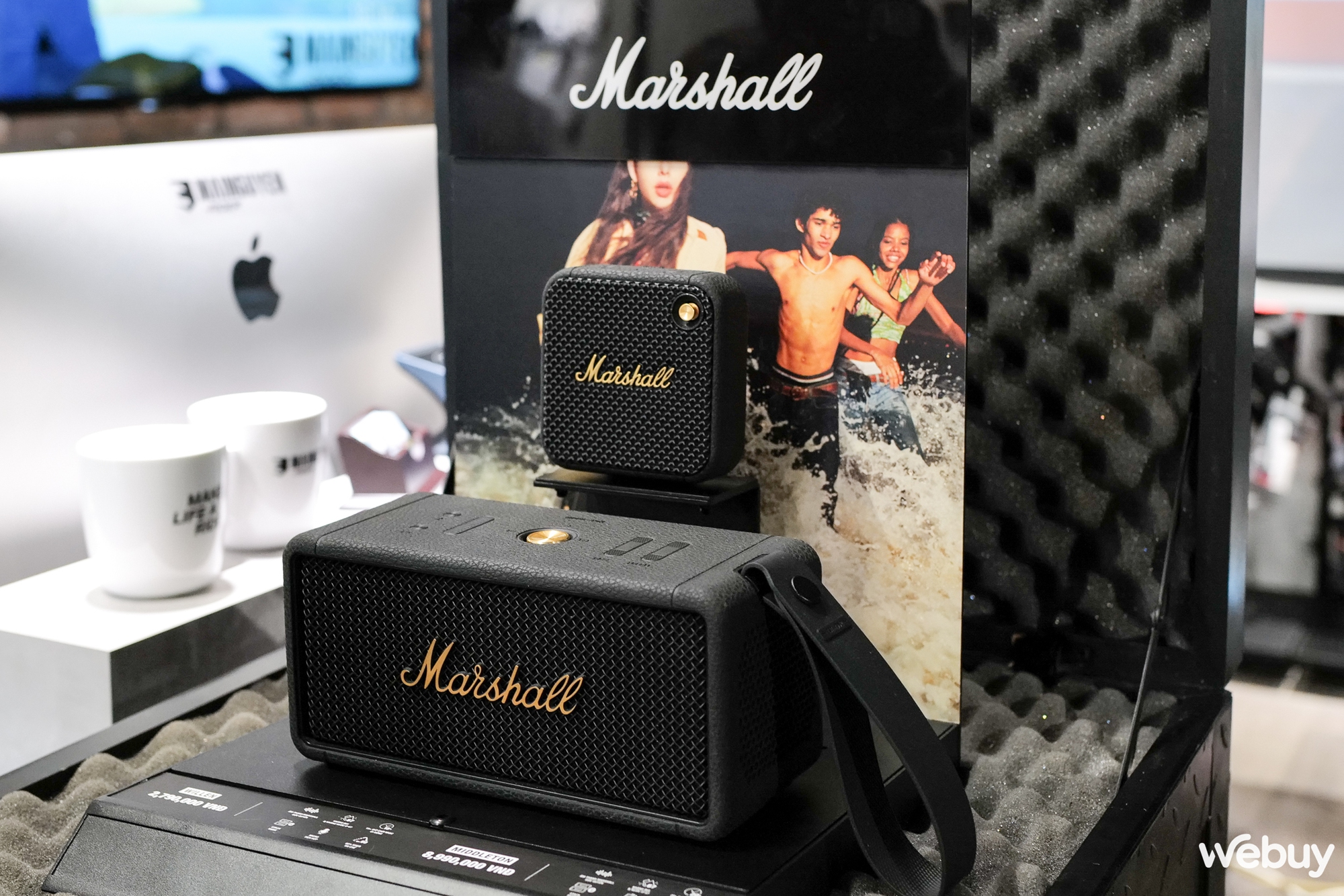 Cận cảnh loa di động Marshall Middleton tại Việt Nam: Công suất 50W, kháng nước và bụi mạnh IP67 - Ảnh 7. Cận cảnh loa di động Marshall Middleton tại Việt Nam: Công suất 50W, kháng nước và bụi mạnh IP67 - Ảnh 7.