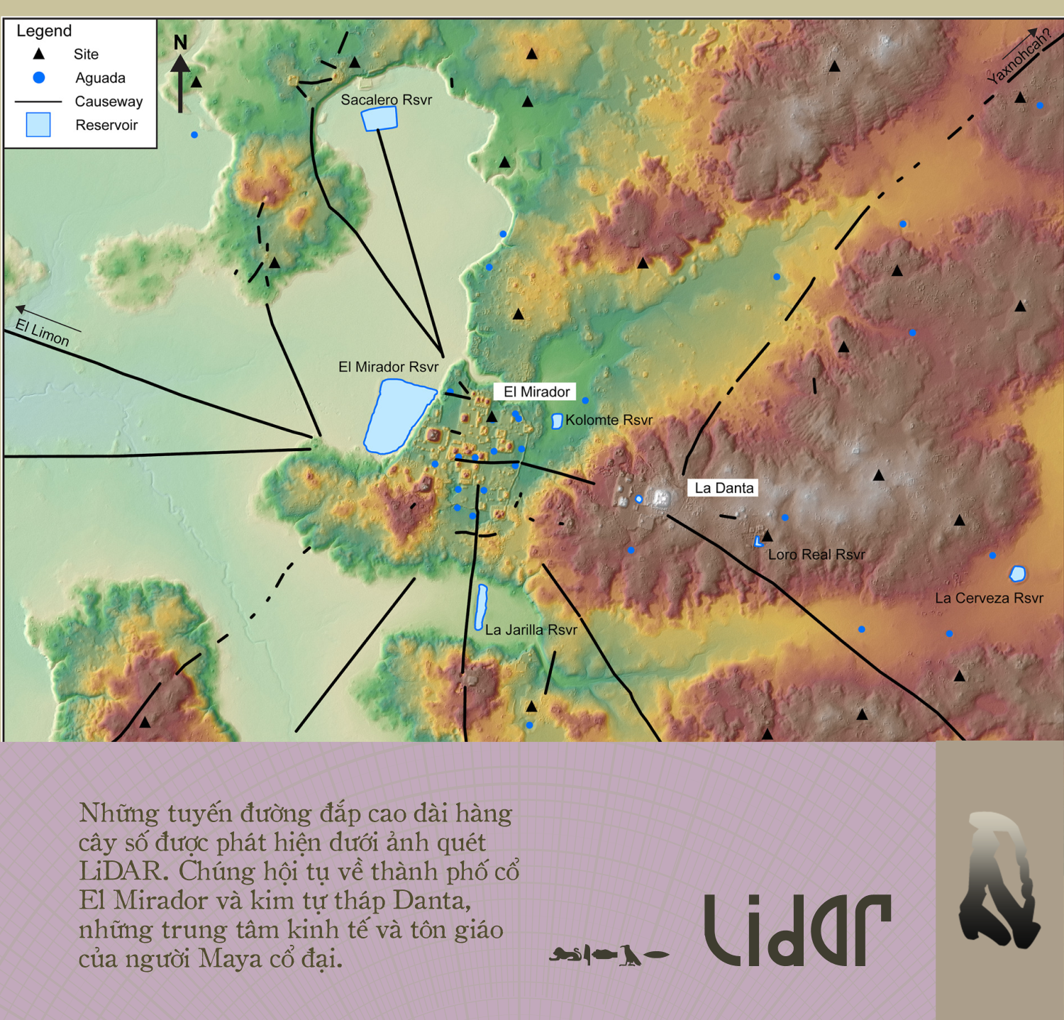 &Aacute;nh s&aacute;ng từ bầu trời chiếu rọi những t&agrave;n t&iacute;ch Maya cổ đại: Kim tự th&aacute;p, si&ecirc;u đ&ocirc; thị v&agrave; những con đường d&aacute;t v&agrave;ng dưới trăng - Ảnh 21.