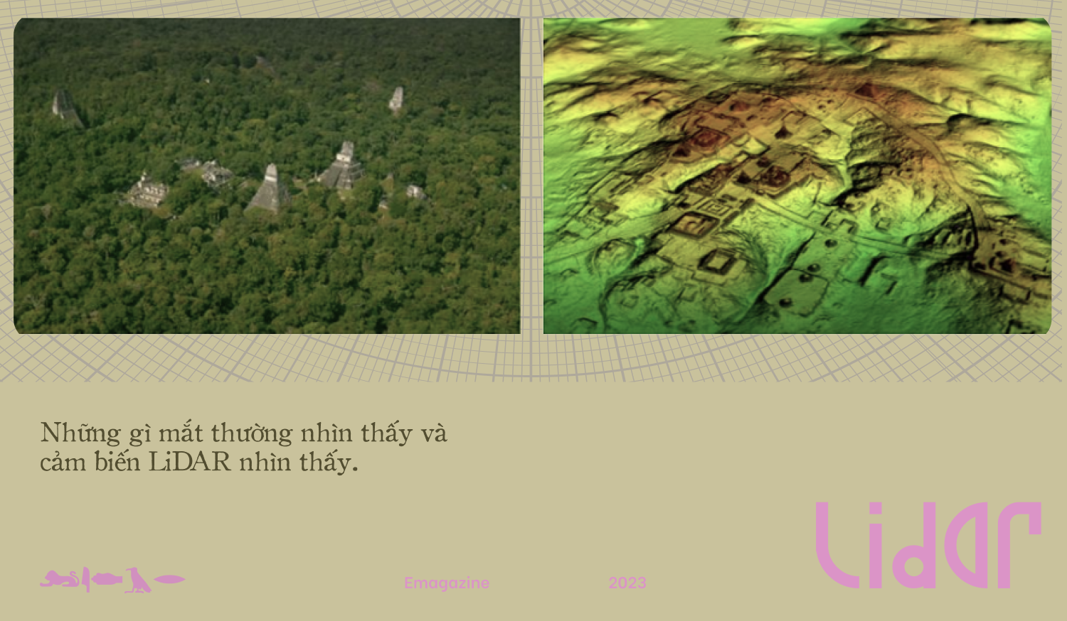 &Aacute;nh s&aacute;ng từ bầu trời chiếu rọi những t&agrave;n t&iacute;ch Maya cổ đại: Kim tự th&aacute;p, si&ecirc;u đ&ocirc; thị v&agrave; những con đường d&aacute;t v&agrave;ng dưới trăng - Ảnh 3.