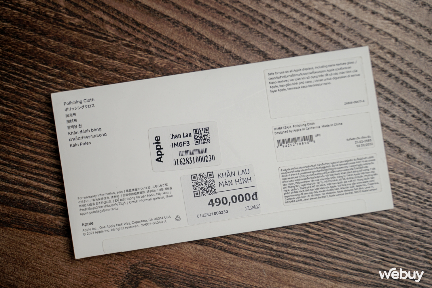 Khăn lau màn hình Apple giảm còn 100.000đ, tôi đã mua dùng thử và thấy bất ngờ - Ảnh 3. Khăn lau màn hình Apple giảm còn 100.000đ, tôi đã mua dùng thử và thấy bất ngờ - Ảnh 3.