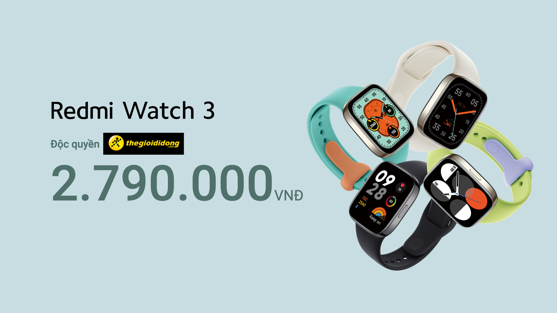 Ra mắt Redmi Watch 3: Thiết kế giống Apple Watch, GPS tích hợp, pin 12 ngày, giá 2,79 triệu đồng - Ảnh 3. Ra mắt Redmi Watch 3: Thiết kế giống Apple Watch, GPS tích hợp, pin 12 ngày, giá 2,79 triệu đồng - Ảnh 3.