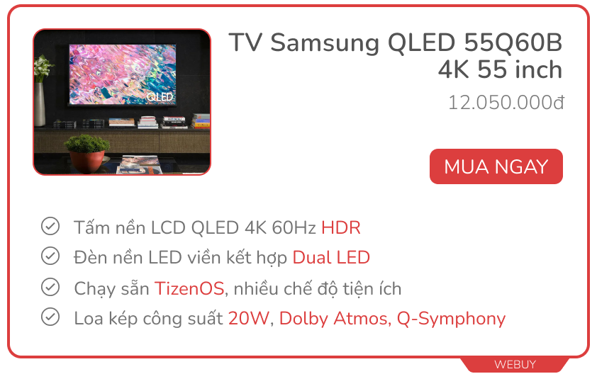Không phải TV càng to càng tốt, đây là cách để tính kích thước TV chuẩn theo diện tích phòng - Ảnh 8. Không phải TV càng to càng tốt, đây là cách để tính kích thước TV chuẩn theo diện tích phòng - Ảnh 8.