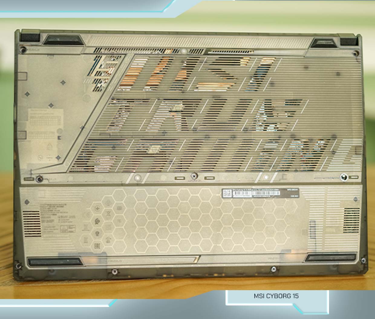 Trải nghiệm MSI Cyborg 15: Thiết kế đậm chất cyberpunk, cấu hình mạnh mẽ - Ảnh 4. Trải nghiệm MSI Cyborg 15: Thiết kế đậm chất cyberpunk, cấu hình mạnh mẽ - Ảnh 4.