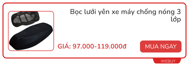 4 cách giúp hạ nhiệt cấp tốc cho yên xe máy ngày nắng đổ lửa - Ảnh 5. 4 cách giúp hạ nhiệt cấp tốc cho yên xe máy ngày nắng đổ lửa - Ảnh 5.