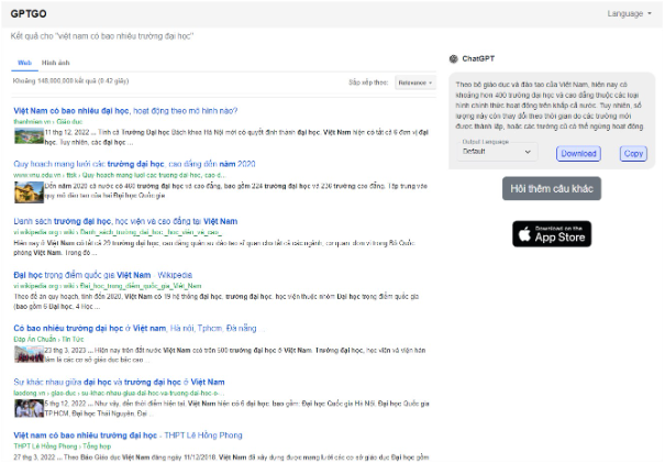Kết hợp công nghệ tìm kiếm Google và trí tuệ nhân tạo ChatGPT - Ảnh 2. Kết hợp công nghệ tìm kiếm Google và trí tuệ nhân tạo ChatGPT - Ảnh 2.