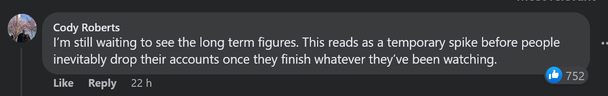 Lượng đăng kí Netflix mới tăng đột biến sau khi cấm chia sẻ mật khẩu, dân mạng đưa lý do hợp lý vô cùng - Ảnh 2. Lượng đăng kí Netflix mới tăng đột biến sau khi cấm chia sẻ mật khẩu, dân mạng đưa lý do hợp lý vô cùng - Ảnh 2.