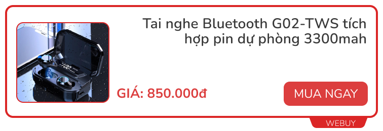Tai nghe bluetooth kiêm sạc dự phòng cho điện thoại: Giá từ 350.000đ, dung lượng pin lên đến 10.000mAh - Ảnh 7. Tai nghe bluetooth kiêm sạc dự phòng cho điện thoại: Giá từ 350.000đ, dung lượng pin lên đến 10.000mAh - Ảnh 7.