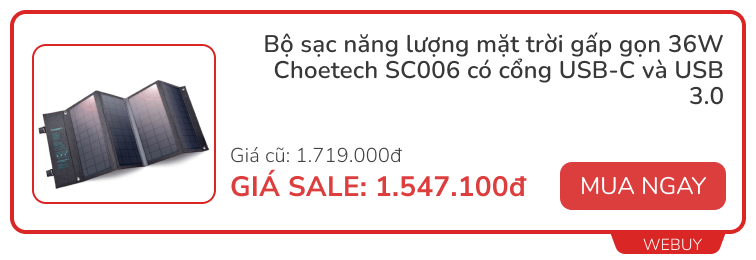 Đồ tích điện, sản phẩm năng lượng mặt trời giảm đến 50%, mùa cúp điện luân phiên nhà nào cũng cần - Ảnh 8. Đồ tích điện, sản phẩm năng lượng mặt trời giảm đến 50%, mùa cúp điện luân phiên nhà nào cũng cần - Ảnh 8.