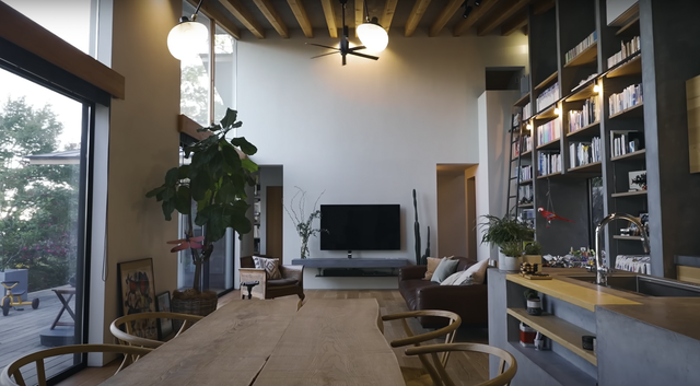 Cặp vợ chồng kiến trúc sư tự tay làm nhà ở quê, thiết kế không gian mở xanh mướt mắt - Ảnh 5. Cặp vợ chồng kiến trúc sư tự tay làm nhà ở quê, thiết kế không gian mở xanh mướt mắt - Ảnh 5.