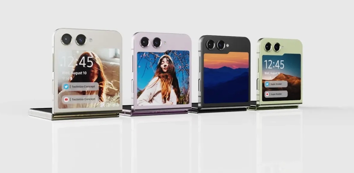 Galaxy Z Flip5 lộ ảnh thực tế trước ng&agrave;y ra mắt: M&agrave;n h&igrave;nh phụ "khổng lồ" - Ảnh 2.