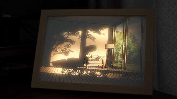 Tranh đèn đẹp lung linh, biến hình chỉ với 1 nút bấm giá chưa đến 200.000đ đang gây sốt mạng xã hội - Ảnh 4. Tranh đèn đẹp lung linh, biến hình chỉ với 1 nút bấm giá chưa đến 200.000đ đang gây sốt mạng xã hội - Ảnh 4.