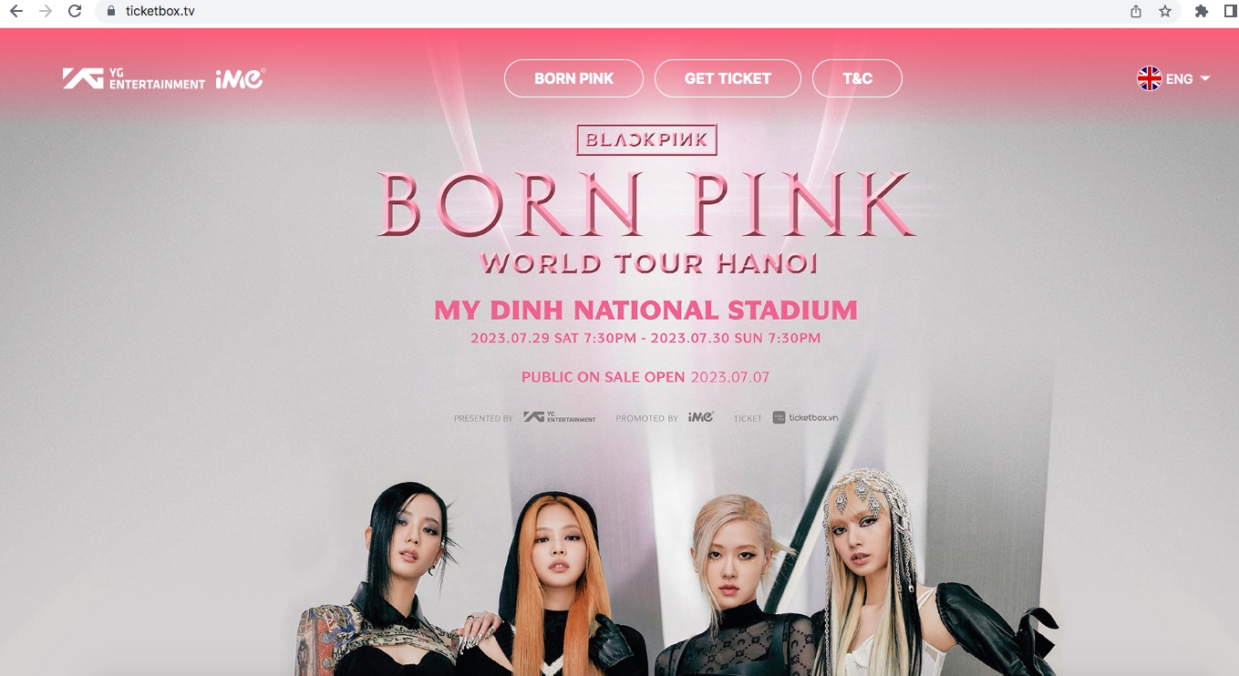 Đơn vị ph&aacute;t h&agrave;nh v&eacute; concert BLACKPINK bị giả mạo website, nhắn tin cho fan để pass v&eacute; - Ảnh 3.