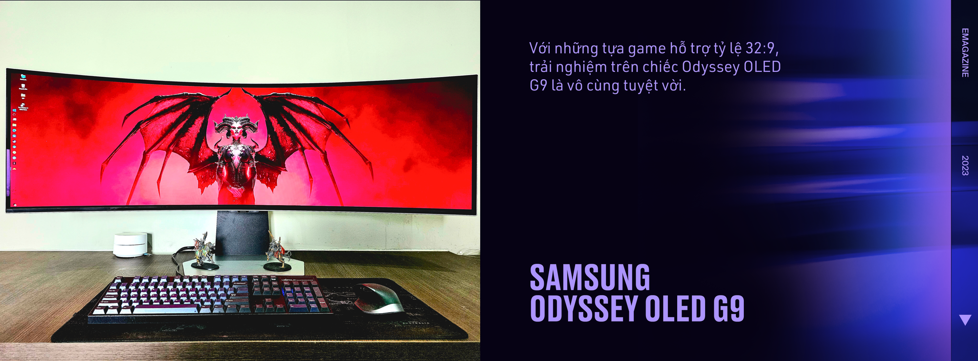 Trải nghiệm màn hình Samsung Odyssey OLED G9 - ước mơ của mọi người dùng máy tính - Ảnh 1. Trải nghiệm màn hình Samsung Odyssey OLED G9 - ước mơ của mọi người dùng máy tính - Ảnh 1.