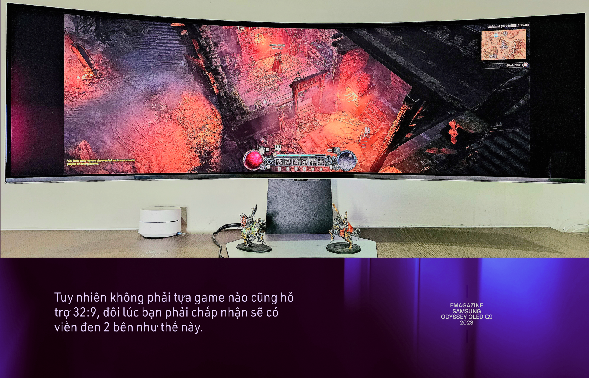 Trải nghiệm màn hình Samsung Odyssey OLED G9 - ước mơ của mọi người dùng máy tính - Ảnh 5. Trải nghiệm màn hình Samsung Odyssey OLED G9 - ước mơ của mọi người dùng máy tính - Ảnh 5.