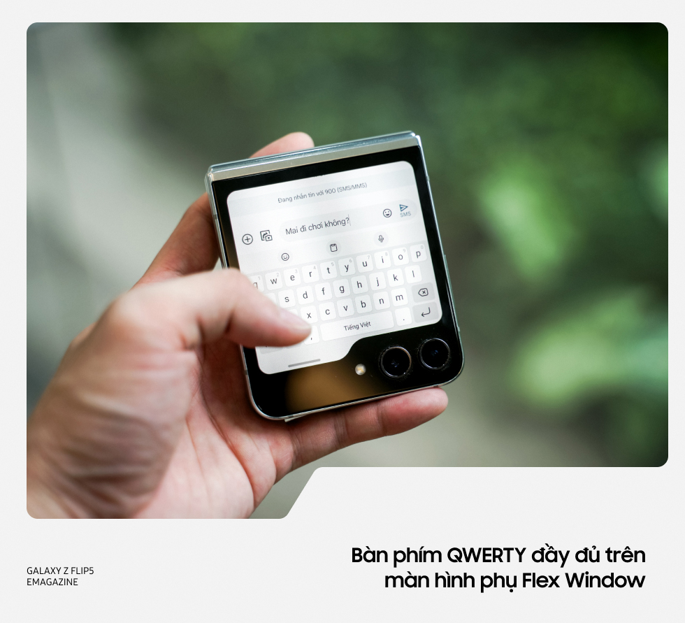 Đánh giá Galaxy Z Flip5: Thích thì mua, không thích thì… cũng vẫn phải mua - Ảnh 6. Đánh giá Galaxy Z Flip5: Thích thì mua, không thích thì… cũng vẫn phải mua - Ảnh 6.