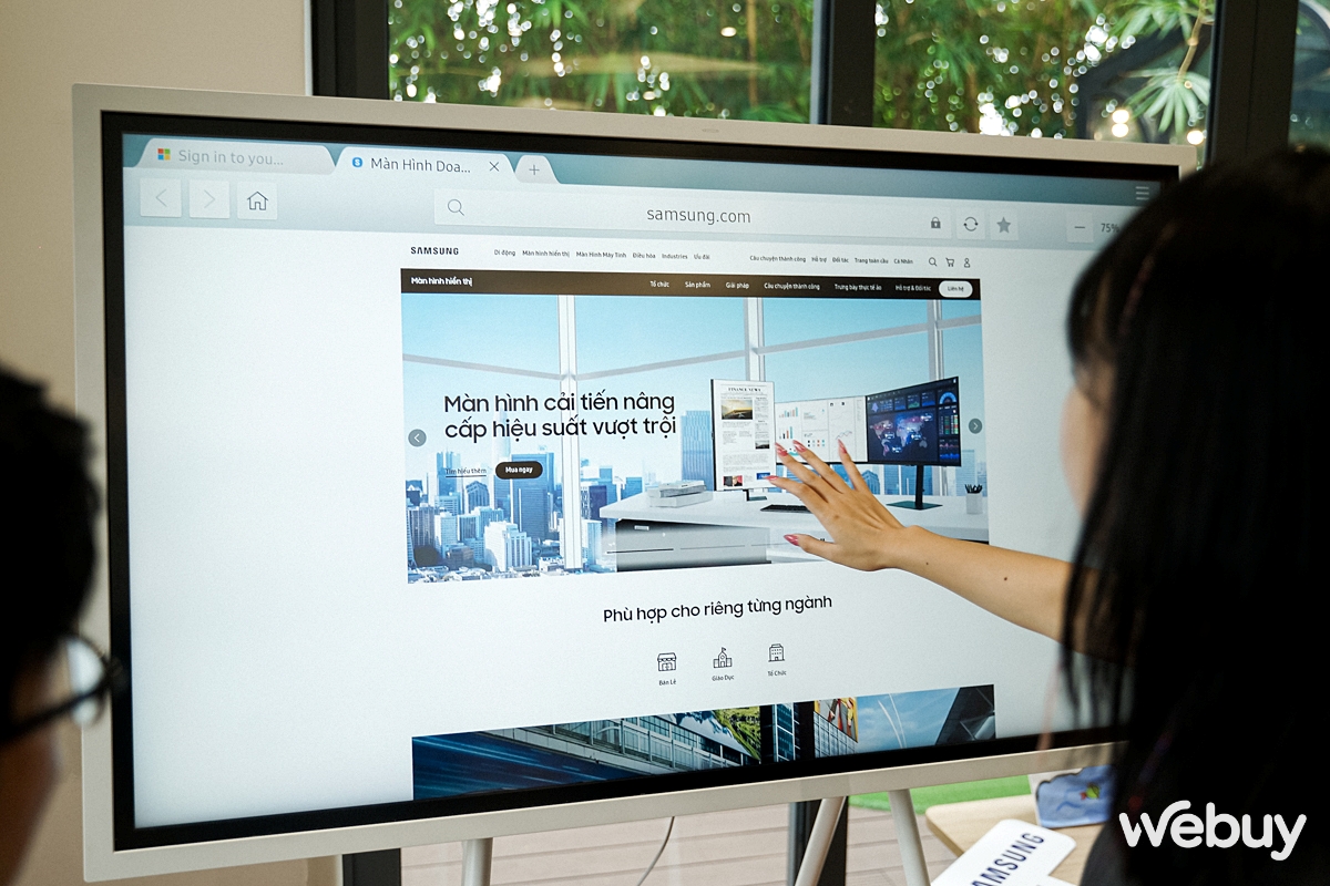 Bảng tương tác Samsung Flip Pro: Trải nghiệm mới lạ, hứa hẹn thay thế “bảng đen, phấn trắng” trong trường học - Ảnh 9. Bảng tương tác Samsung Flip Pro: Trải nghiệm mới lạ, hứa hẹn thay thế “bảng đen, phấn trắng” trong trường học - Ảnh 9.