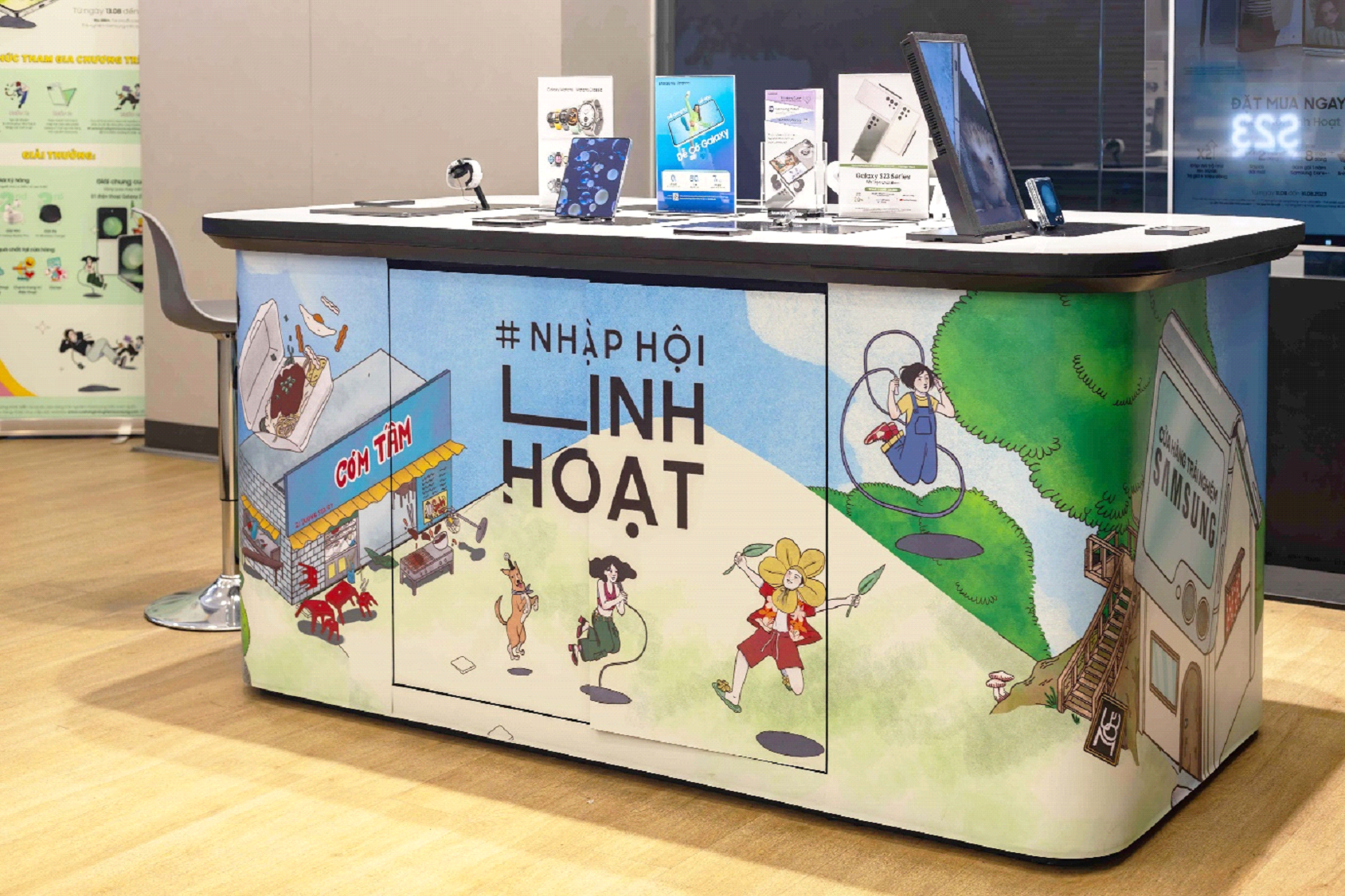 Samsung hô biến không gian chuỗi Cửa Hàng Trải Nghiệm Samsung thành trung tâm văn hóa địa phương - Ảnh 2. Samsung hô biến không gian chuỗi Cửa Hàng Trải Nghiệm Samsung thành trung tâm văn hóa địa phương - Ảnh 2.