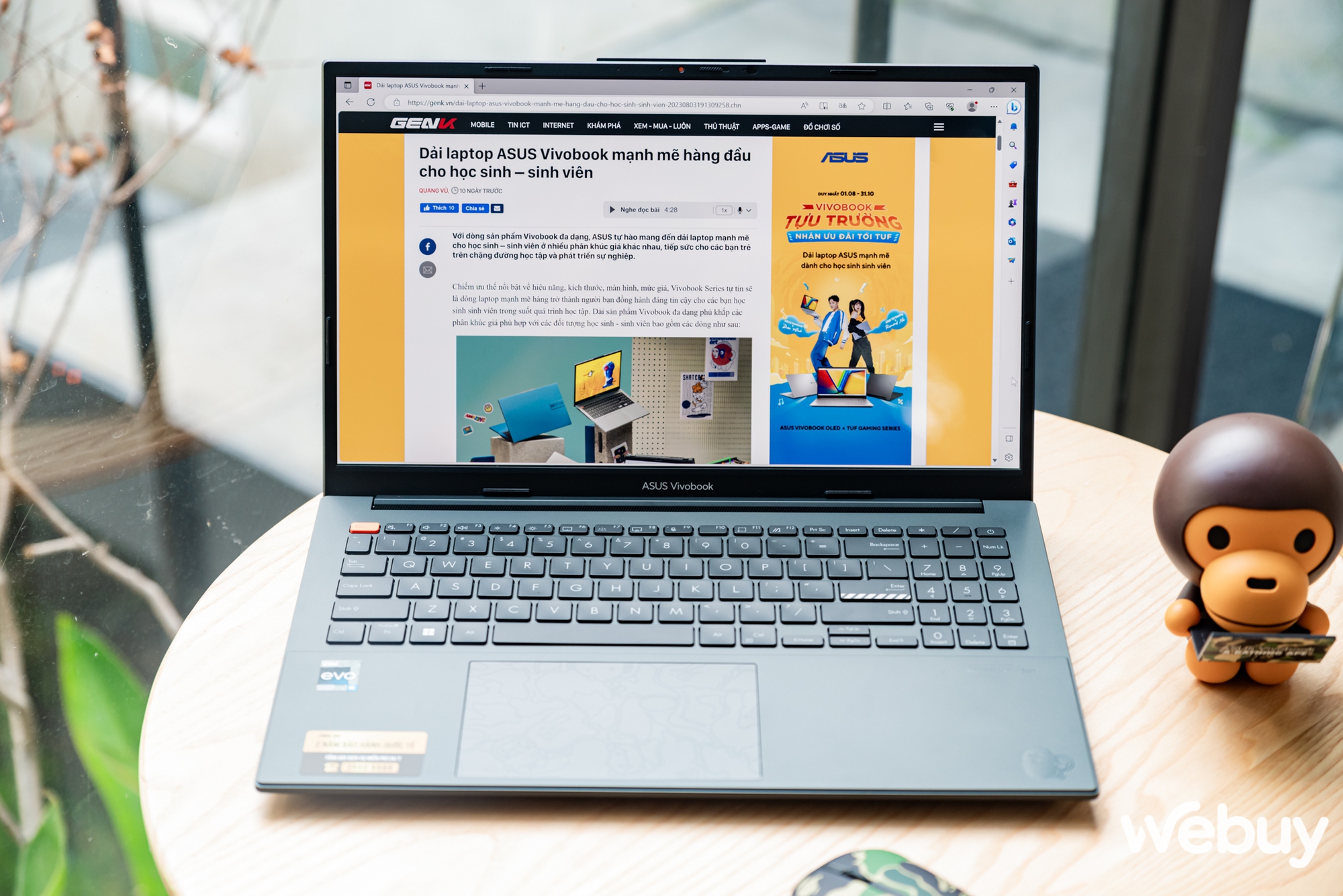 Trên tay ASUS Vivobook S BAPE Edition: Đã đến lúc laptop cũng hợp tác với thời trang? - Ảnh 8. Trên tay ASUS Vivobook S BAPE Edition: Đã đến lúc laptop cũng hợp tác với thời trang? - Ảnh 8.