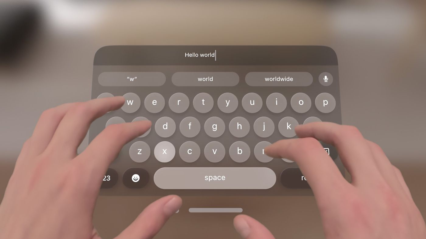 Kính Vision Pro làm cách nào để biến bất kỳ bề mặt phẳng thành bàn di chuột ảo 'xịn' như Magic Trackpad? - Ảnh 3. Kính Vision Pro làm cách nào để biến bất kỳ bề mặt phẳng thành bàn di chuột ảo 'xịn' như Magic Trackpad? - Ảnh 3.