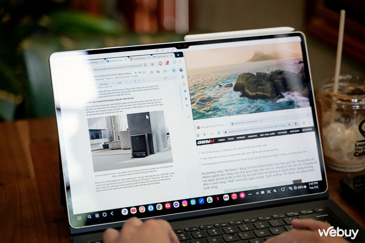 Galaxy Tab S9 Ultra giúp tôi sáng tạo nội dung, hỗ trợ công việc như thế nào? - Ảnh 8. Galaxy Tab S9 Ultra giúp tôi sáng tạo nội dung, hỗ trợ công việc như thế nào? - Ảnh 8.