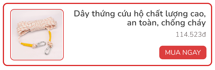 6 món đồ cực kì hữu dụng nên có sẵn trong nhà để phòng cháy nổ, thoát nạn khi cần thiết - Ảnh 7. 6 món đồ cực kì hữu dụng nên có sẵn trong nhà để phòng cháy nổ, thoát nạn khi cần thiết - Ảnh 7.