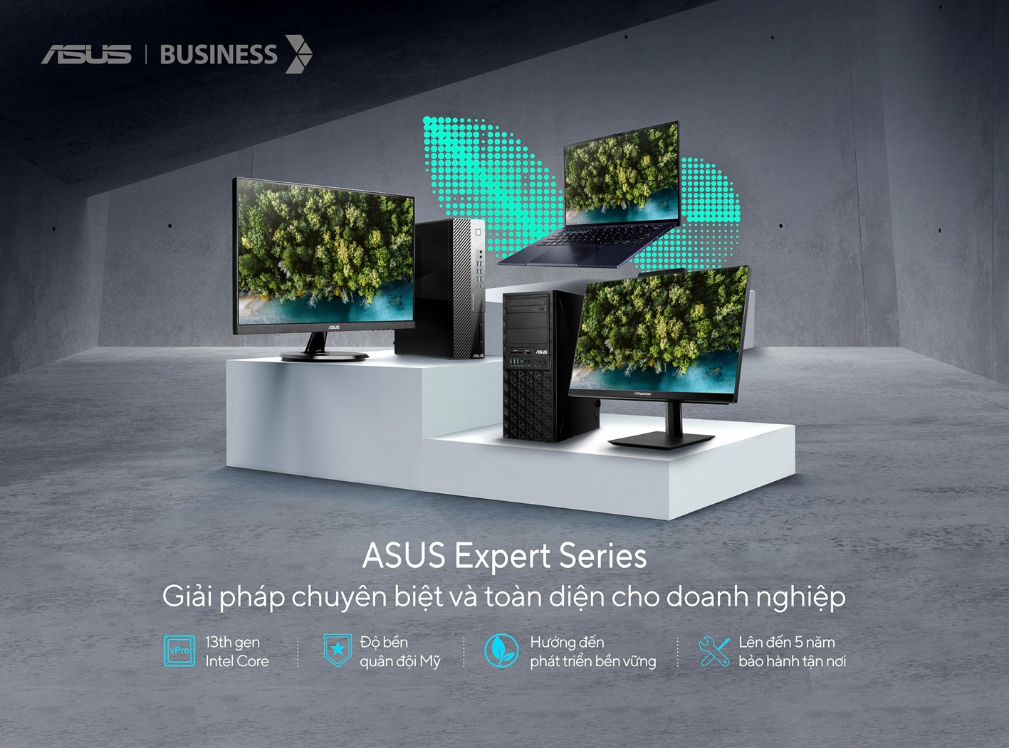 ASUS giới thiệu laptop OLED 14 inch siêu nhẹ cùng loạt máy tính Expert Series - khi doanh nhân hướng tới cuộc sống xanh - Ảnh 2. ASUS giới thiệu laptop OLED 14 inch siêu nhẹ cùng loạt máy tính Expert Series - khi doanh nhân hướng tới cuộc sống xanh - Ảnh 2.