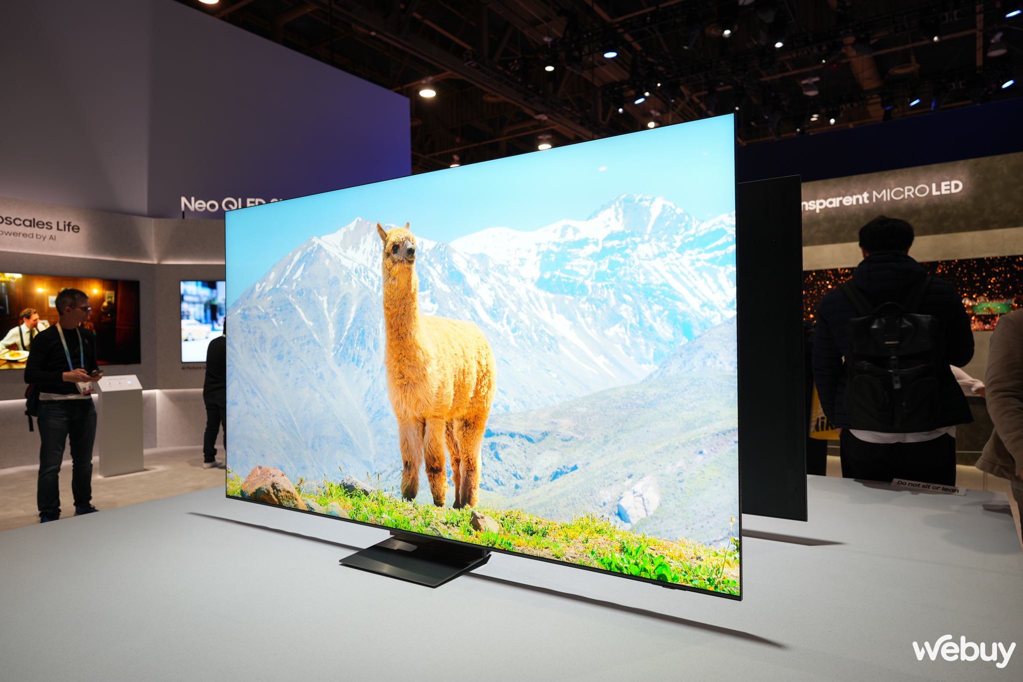 Cận cảnh loạt TV Samsung mới tại CES 2024: Thiết kế ấn tượng, h&igrave;nh &acirc;m đẳng cấp, đặc biệt cho&aacute;ng ngợp với mẫu MICRO LED trong suốt- Ảnh 8.