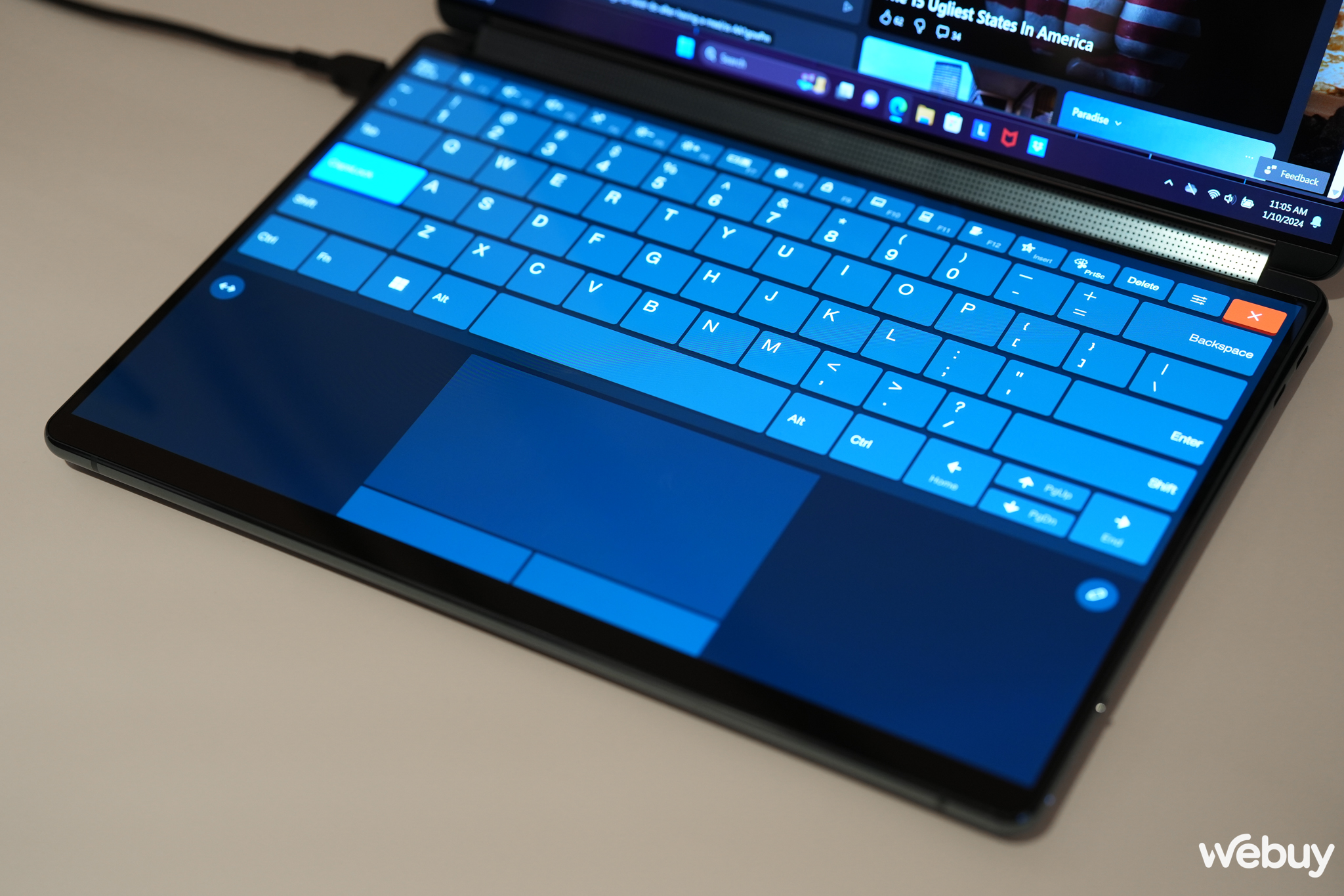 Đ&acirc;y l&agrave; laptop 2 m&agrave;n h&igrave;nh Lenovo Yoga Book 9i: Mở ra h&agrave;ng loạt c&aacute;ch sử dụng độc đ&aacute;o- Ảnh 5.