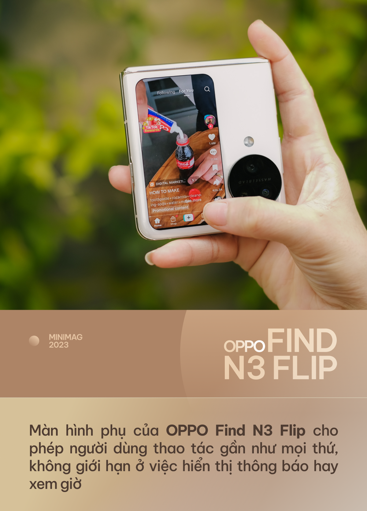Một ngày trải nghiệm màn hình phụ của OPPO Find N3 Flip: Chân ái smartphone gập là đây chứ đâu!- Ảnh 4. Một ngày trải nghiệm màn hình phụ của OPPO Find N3 Flip: Chân ái smartphone gập là đây chứ đâu!- Ảnh 4.