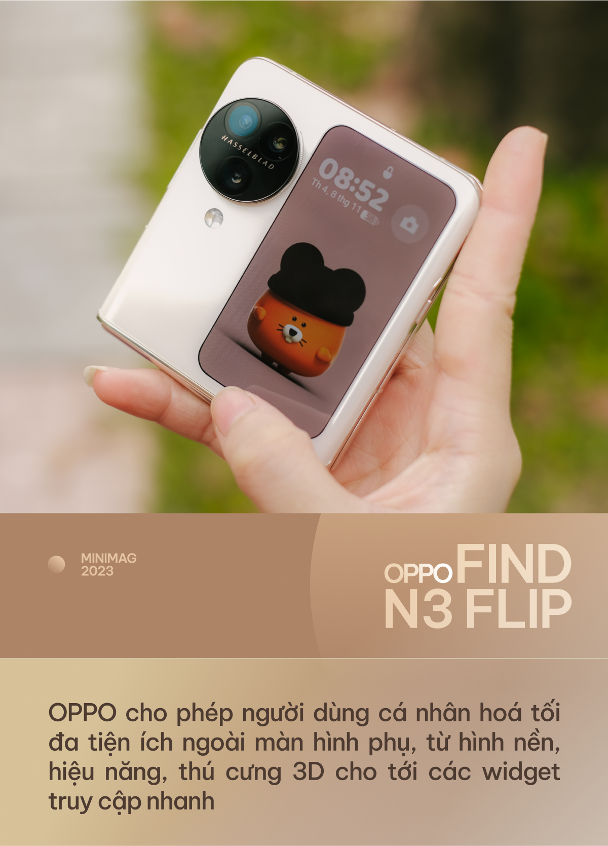 Một ngày trải nghiệm màn hình phụ của OPPO Find N3 Flip: Chân ái smartphone gập là đây chứ đâu!- Ảnh 8. Một ngày trải nghiệm màn hình phụ của OPPO Find N3 Flip: Chân ái smartphone gập là đây chứ đâu!- Ảnh 8.