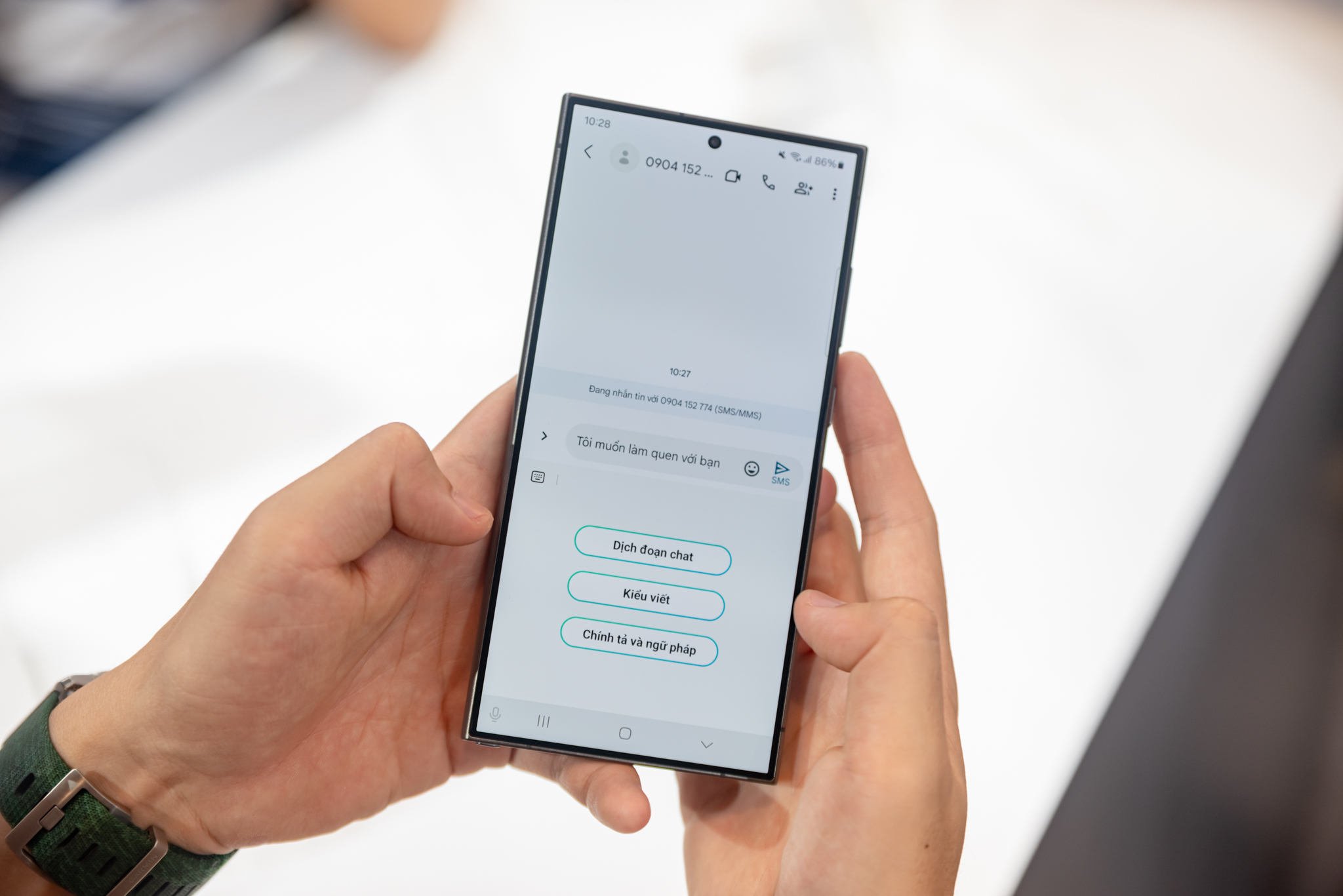 Tr&iacute; tuệ nh&acirc;n tạo Gemini của Google tr&ecirc;n Galaxy S24: th&ocirc;ng thạo 13 ng&ocirc;n ngữ, t&oacute;m tắt văn bản vanh v&aacute;ch, biết tự soạn tin nhắn theo y&ecirc;u cầu- Ảnh 5.