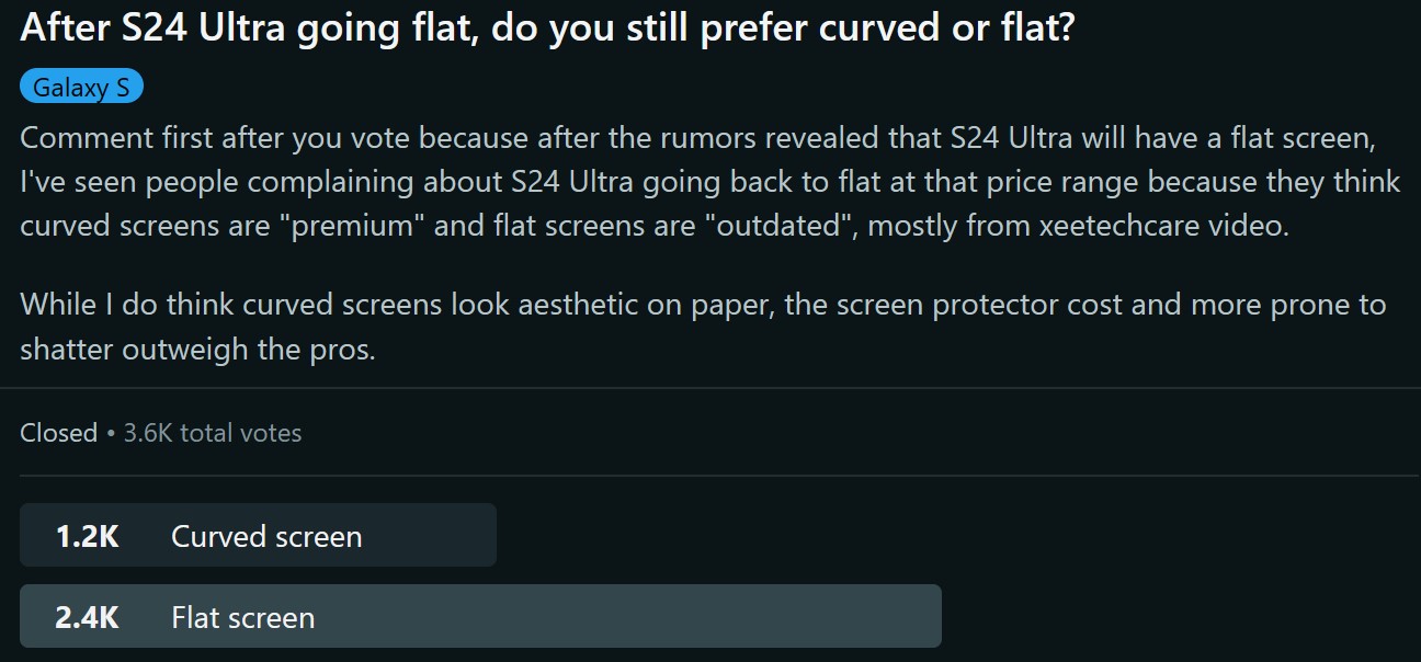 Galaxy S24 kết th&uacute;c thời đại k&eacute;o d&agrave;i 10 năm: Samsung n&oacute;i lời tạm biệt với m&agrave;n h&igrave;nh cong từng l&agrave; dấu ấn của m&igrave;nh- Ảnh 4.