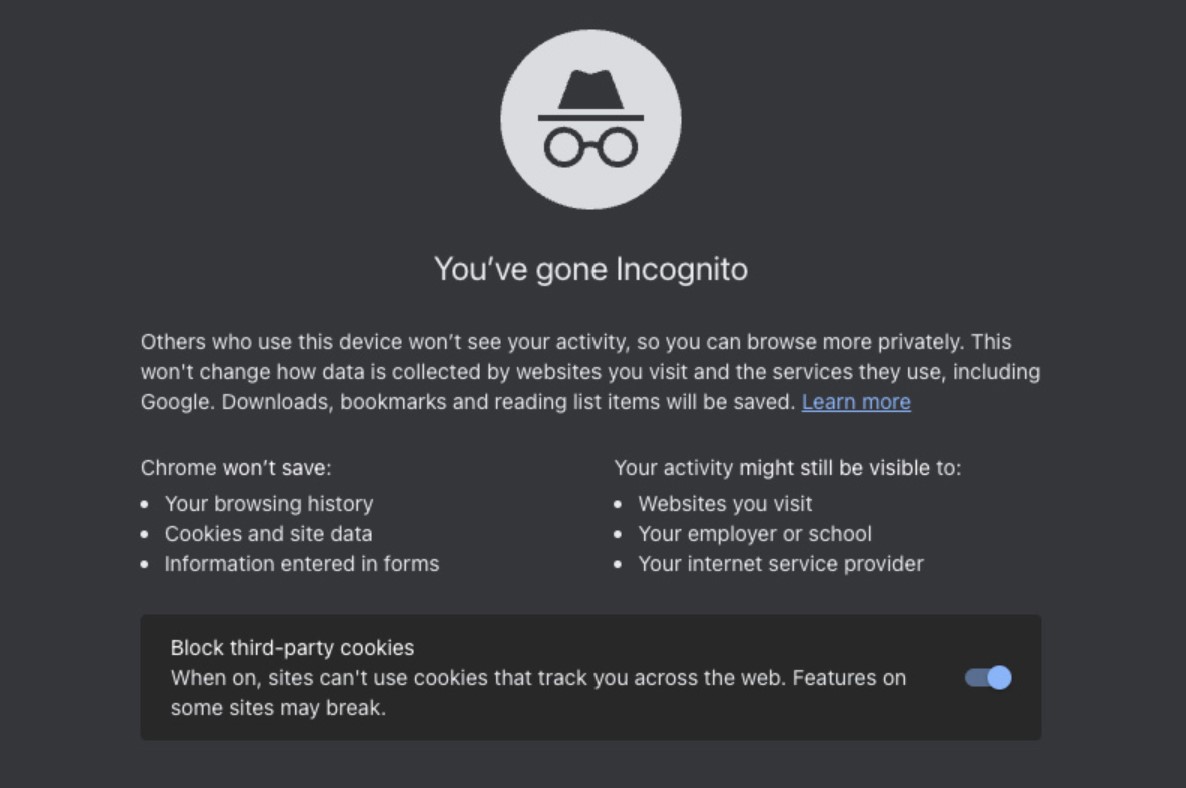 Google cập nhật chế độ Ẩn danh tr&ecirc;n Chrome, nhắc nhở bạn kh&ocirc;ng thể ẩn danh trước Google v&agrave; những trang web kh&aacute;c- Ảnh 1.