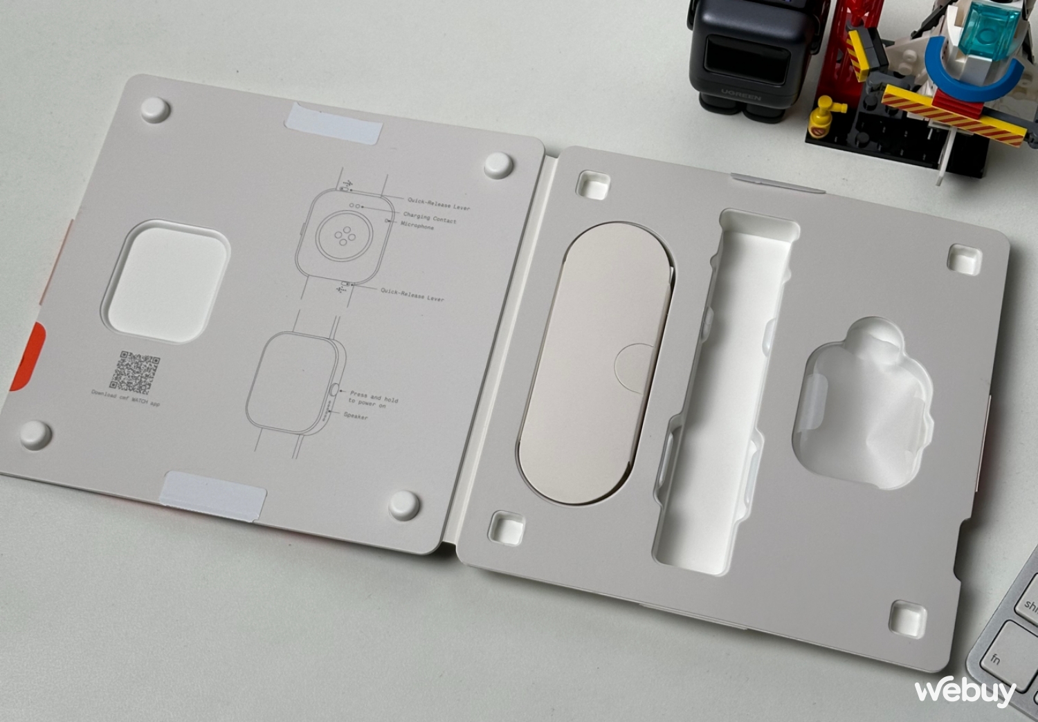 Trên tay CMF Watch Pro của Nothing: Hàng hiếm tại Việt Nam, đã khó mua lại khó dùng vì lỗi này- Ảnh 2. Trên tay CMF Watch Pro của Nothing: Hàng hiếm tại Việt Nam, đã khó mua lại khó dùng vì lỗi này- Ảnh 2.