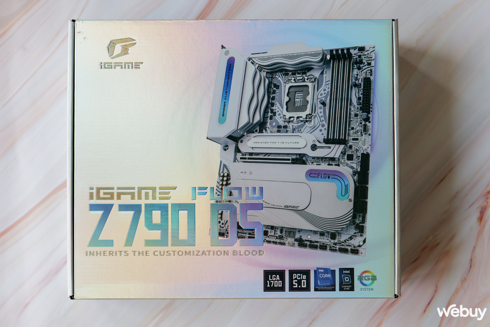 Trên tay Colorful iGame Z790D5 FLOW: mainboard màu trắng cho các cấu hình Intel cao cấp- Ảnh 1. Trên tay Colorful iGame Z790D5 FLOW: mainboard màu trắng cho các cấu hình Intel cao cấp- Ảnh 1.