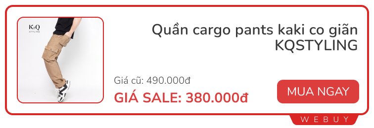 Tranh thủ dịp Sale đầu năm vợt ngay các deal quần áo, phụ kiện chính hãng giá rẻ để diện Tết âm- Ảnh 8. Tranh thủ dịp Sale đầu năm vợt ngay các deal quần áo, phụ kiện chính hãng giá rẻ để diện Tết âm- Ảnh 8.