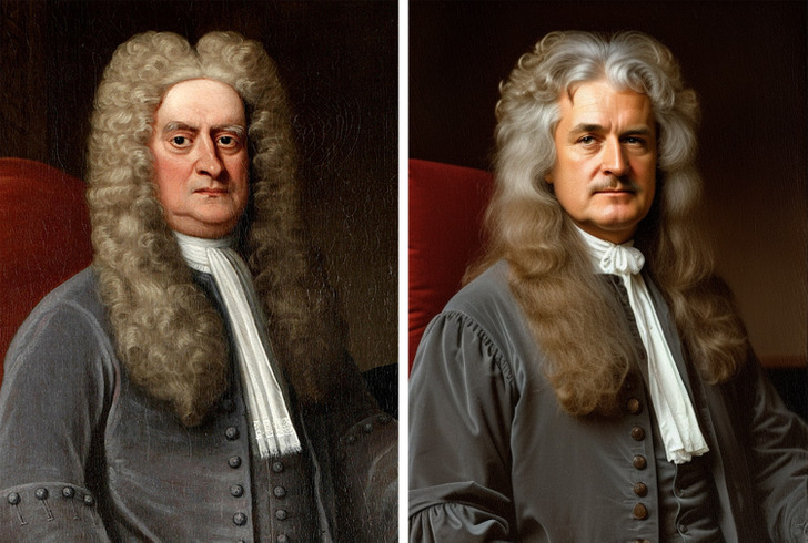 Từ Newton đến Napoléon: Các nhân vật huyền thoại trong lịch sử trông sẽ như thế nào ngoài đời thật? Nhờ AI mà hậu thế đã có đáp án- Ảnh 9. Từ Newton đến Napoléon: Các nhân vật huyền thoại trong lịch sử trông sẽ như thế nào ngoài đời thật? Nhờ AI mà hậu thế đã có đáp án- Ảnh 9.