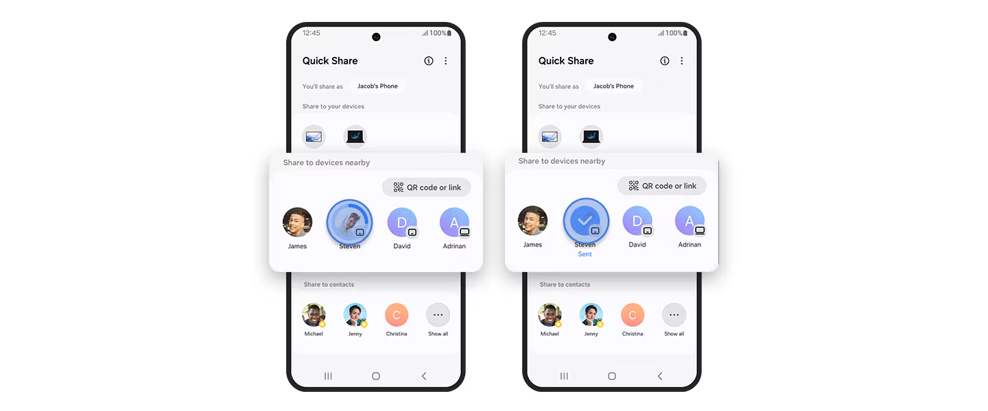 T&iacute;nh năng mở kh&oacute;a tương t&aacute;c ho&agrave;n to&agrave;n mới tr&ecirc;n bộ đ&ocirc;i Galaxy Z: Kh&aacute;m ph&aacute; Quick Share- Ảnh 2.