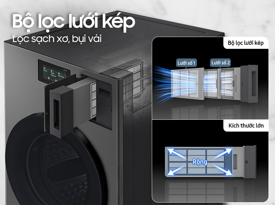 Th&agrave;nh quả 3 năm nghi&ecirc;n cứu m&aacute;y giặt sấy c&ocirc;ng nghệ Heatpump c&oacute; AI của Samsung- Ảnh 3.