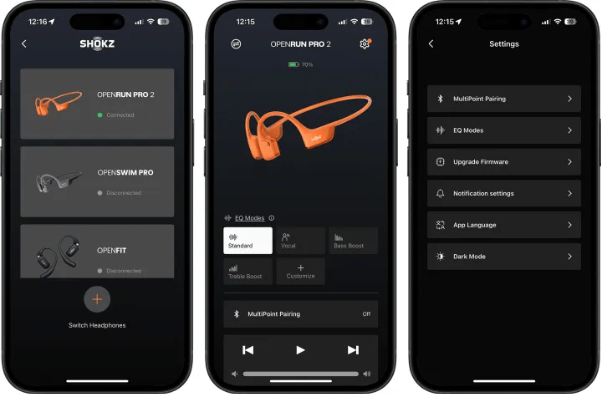 Shokz OpenRun Pro 2 - tai nghe không nhét tai kết hợp truyền âm qua xương và qua khí- Ảnh 4. Shokz OpenRun Pro 2 - tai nghe không nhét tai kết hợp truyền âm qua xương và qua khí- Ảnh 4.