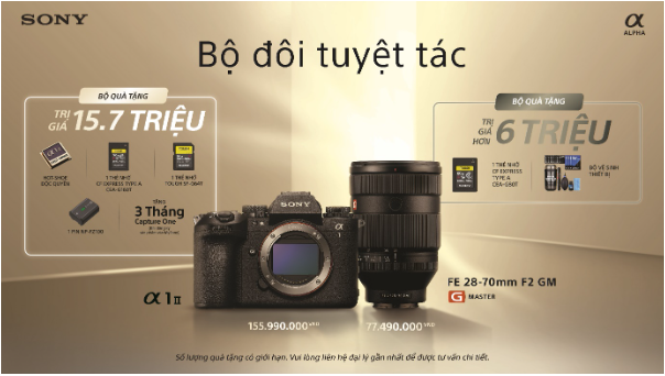 Sony ra mắt máy ảnh flagship thế hệ thứ hai Alpha 1 II và ống kính Zoom G Master- Ảnh 1. Sony ra mắt máy ảnh flagship thế hệ thứ hai Alpha 1 II và ống kính Zoom G Master- Ảnh 1.