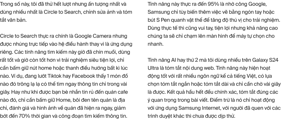 3 tuần với Galaxy S24 Ultra: AI đ&uacute;ng l&agrave; gi&uacute;p cuộc sống dễ d&agrave;ng hơn đấy, nhưng c&ograve;n g&igrave; th&uacute; vị nữa kh&ocirc;ng?- Ảnh 1.