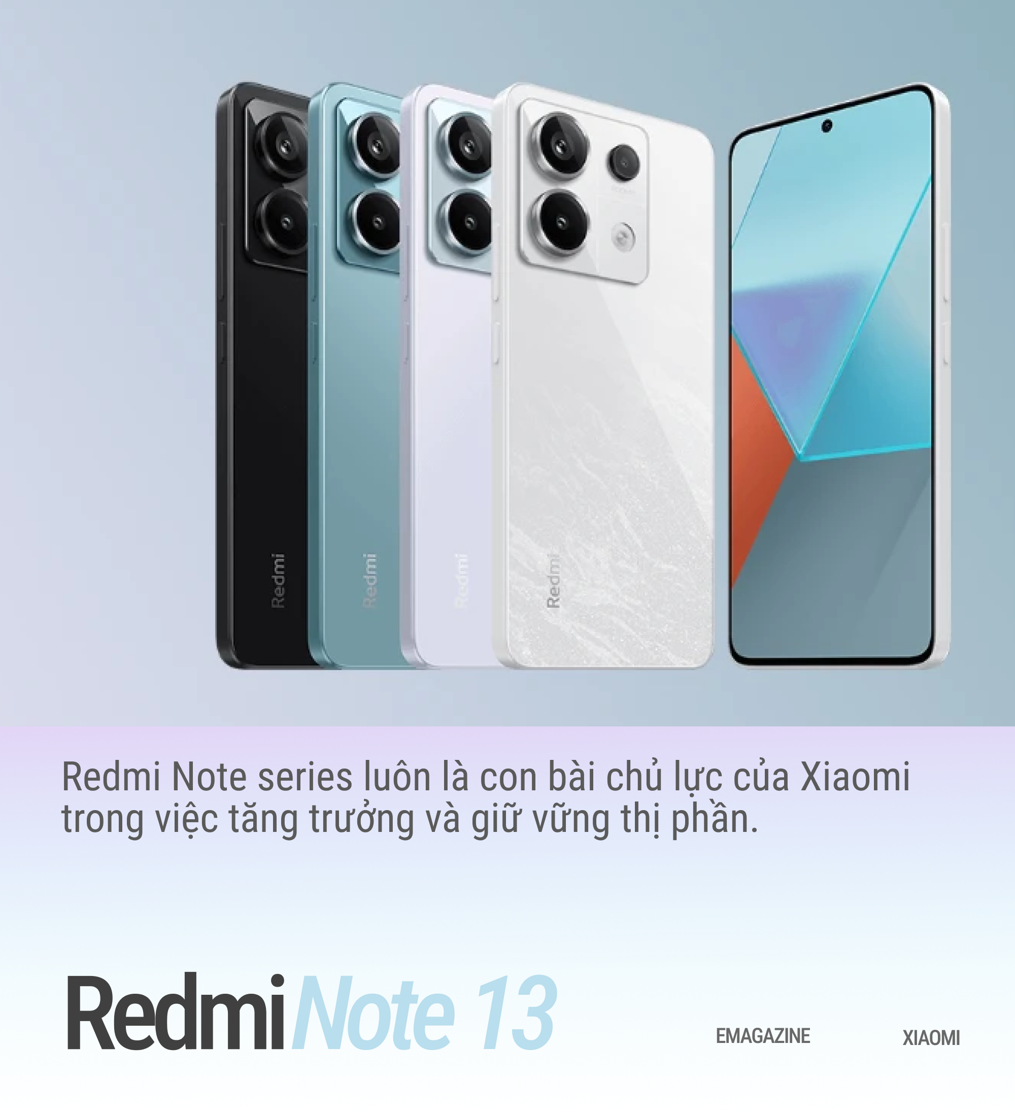 Dòng Redmi Note 13 và triết lý "con lợn bay" của Xiaomi- Ảnh 1. Dòng Redmi Note 13 và triết lý "con lợn bay" của Xiaomi- Ảnh 1.