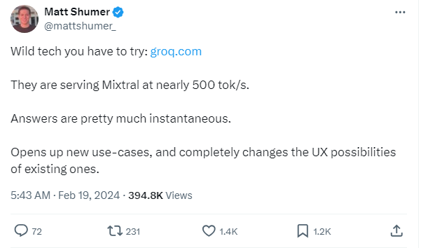 Một h&atilde;ng chip AI vừa l&agrave;m cả ng&agrave;nh c&ocirc;ng nghệ sửng sốt, gi&uacute;p ChatGPT chạy nhanh gấp 13 lần, đe dọa vị thế "Vua chip AI" của Nvidia- Ảnh 1.