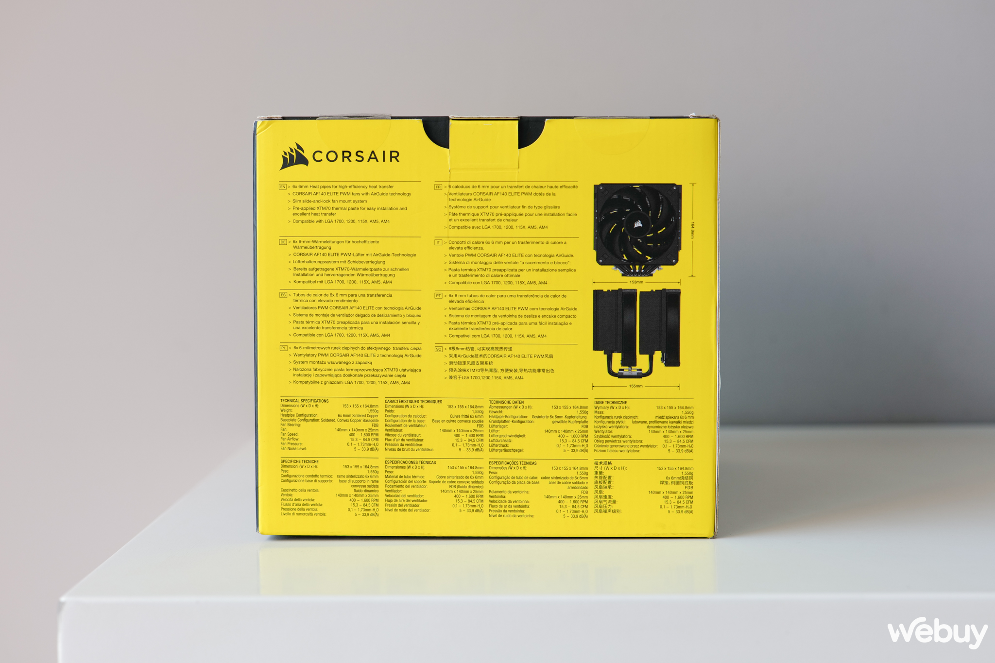 Đ&aacute;nh gi&aacute; nhanh tản nhiệt kh&iacute; cao cấp Corsair A115: Mạnh mẽ, &ecirc;m &aacute;i v&agrave; đắt tiền- Ảnh 3.