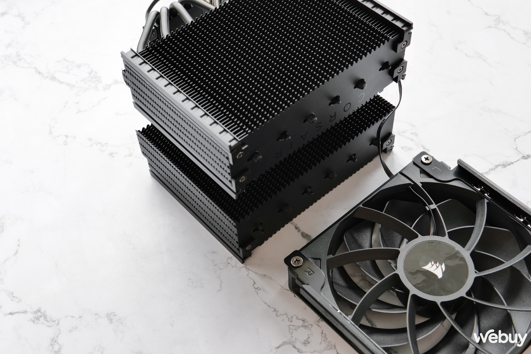 Đ&aacute;nh gi&aacute; nhanh tản nhiệt kh&iacute; cao cấp Corsair A115: Mạnh mẽ, &ecirc;m &aacute;i v&agrave; đắt tiền- Ảnh 7.