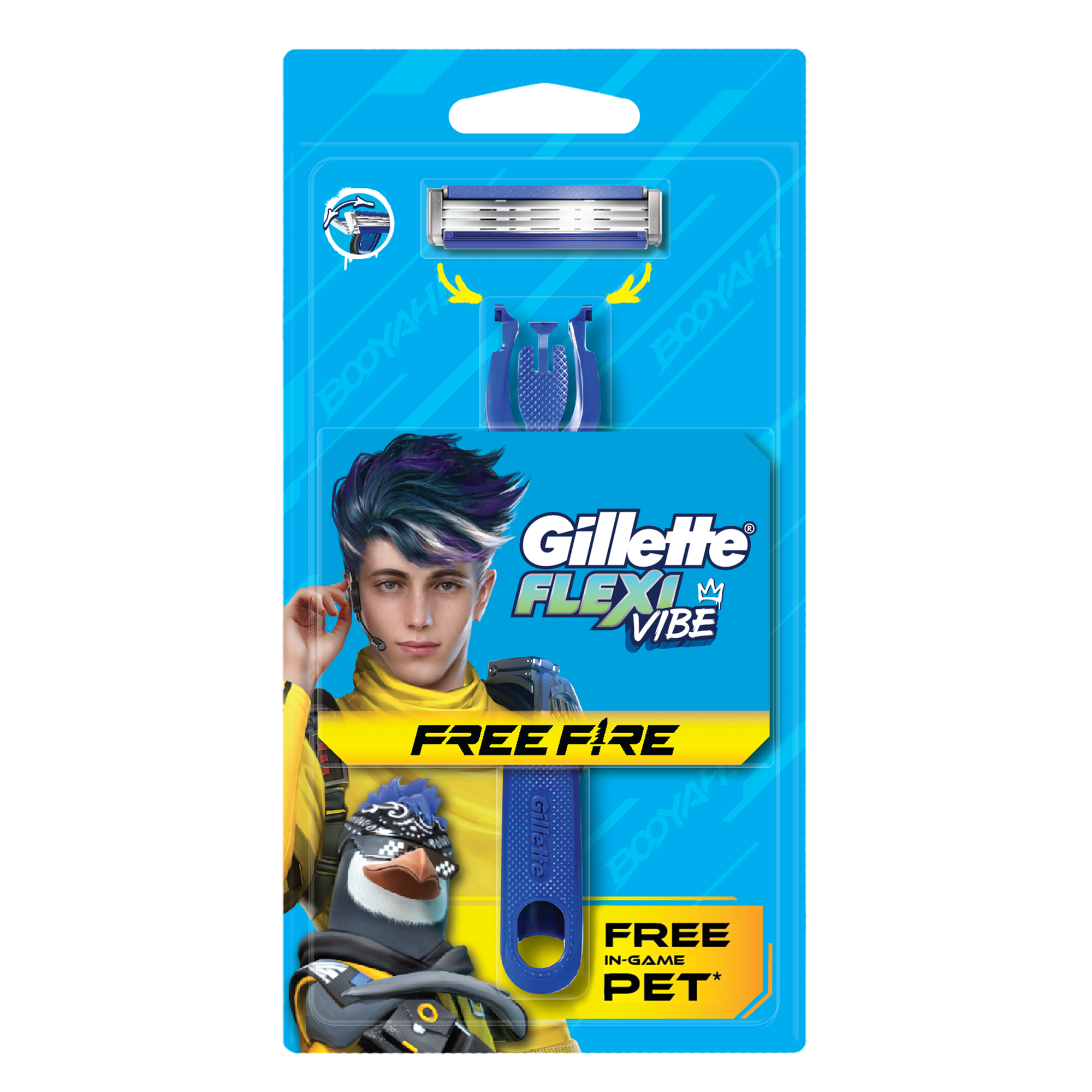 Gillette ra mắt dao cạo phiên bản Free Fire – Khuôn mặt tự tin sẵn sàng chiến đấu- Ảnh 1. Gillette ra mắt dao cạo phiên bản Free Fire – Khuôn mặt tự tin sẵn sàng chiến đấu- Ảnh 1.